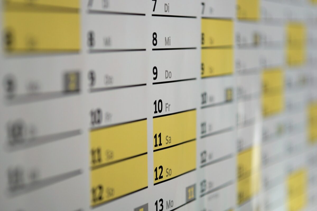 Kalender (Symbolbild) - Quelle: pixabay